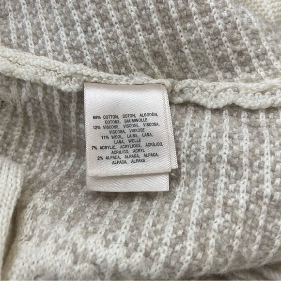 Anthropologie Moth cream long sleeve open cardigan - Picture 5 of 9